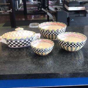 Mackenzie Child’s dish wear set